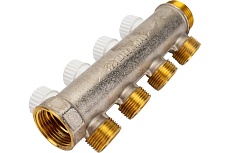 Распределительный коллектор STOUT 1, 4 отвода 3/4 ЕК SMB 6851 013404 RG008S37SABV2I