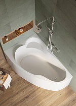 Акриловая ванна Creto Glaze 16-14090R 140x90 см R
