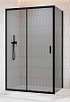 Душевой уголок RGW Classic CL-133B (CL-13B + Z-03B) 150x90 тонированное, черный 060913359-34