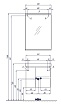 Зеркало Акватон Рене 60 см 1A222302NR010 белый
