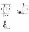 Дозатор подвесной Gessi Trasparenze 37313.031