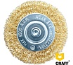Щетка по металлу 75 мм, ц/х, дисковая, гофрированная GRAFF 3027563