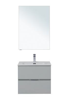 Мебель для ванной Aquanet Алвита New 60 см серый