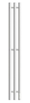 Полотенцесушитель электрический Point Деметра PN12822W П3 120x1200 диммер справа, белый