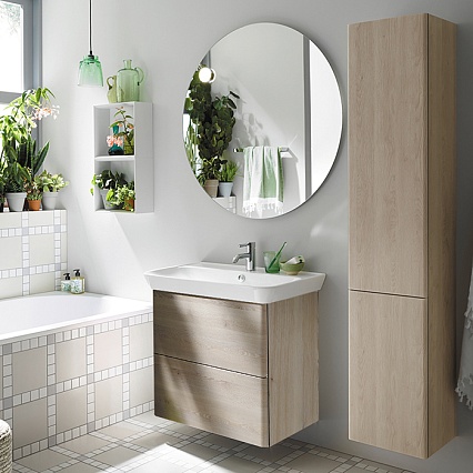 Тумба с раковиной Burgbad Iveo 80 см