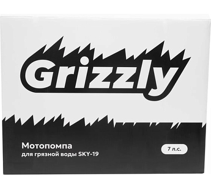 Мотопомпа Grizzly грязная вода, 5100 Вт, 7 лс SKY-19