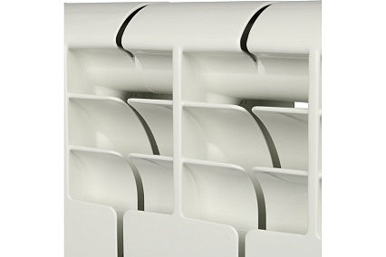 Биметаллический радиатор Rommer Profi BM 350 BI350-80-80-130 4 секции RAL9016 86629