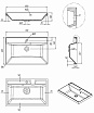 Раковина Style Line Asti 70 см серый шелк СС-00002473