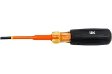 Отвертка IEK Arma2l 5 диэлектрическая slim pz/sl1x80 т3 A2L5-SC31-T3-ZS-10-080