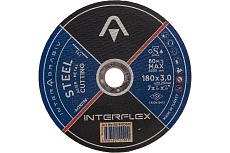 Круг отрезной по металлу 180х3х22.23 мм Interflex 4687202817894