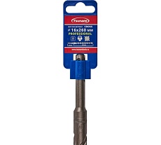 Бур по бетону Tsunami PROFESSIONAL Cross 16х260/205 мм, SDS-plus T10610300016260
